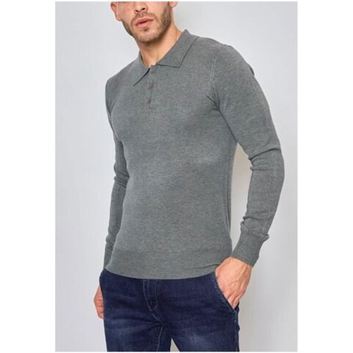 Pull Kebello Pull col polo H, Gris - Kebello - Modalova