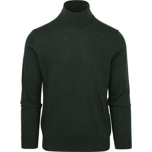 Sweatshirts Pull Col Roulé Merino Vert Foncé - Suitable - Modalova