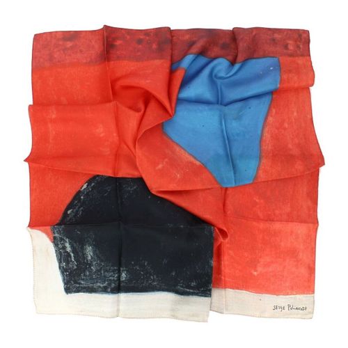Echarpe Carré 90 Poliakoff Composition pour carnet enluminures, 196 - Brochier Soieries 1890 - Modalova