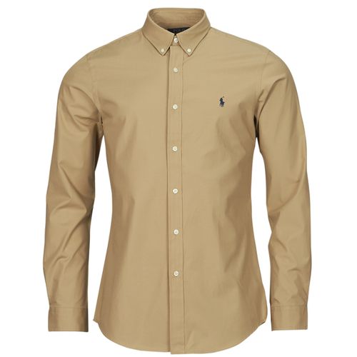 Chemise CHEMISE AJUSTEE SLIM FIT EN POPELINE UNIE - Polo Ralph Lauren - Modalova