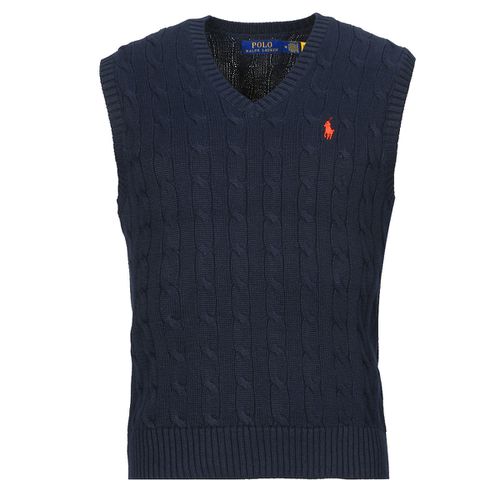 Pull PULL COTON CABLE COL V SANS MANCHE - Polo Ralph Lauren - Modalova