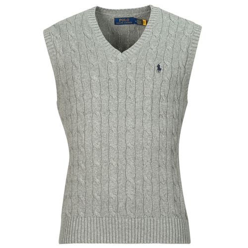 Pull PULL COTON CABLE COL V SANS MANCHE - Polo Ralph Lauren - Modalova