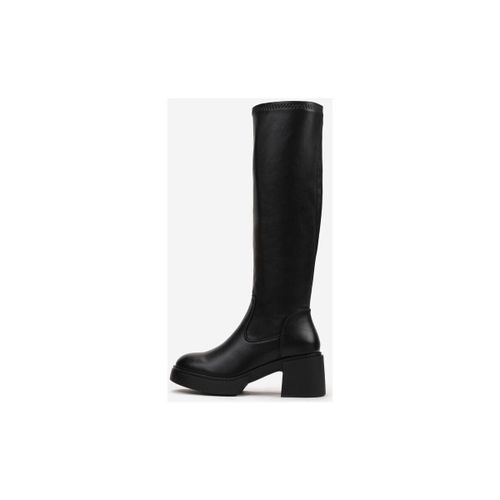 Bottes Bottes plateforme à talons bloc, Noir - Vera Collection - Modalova