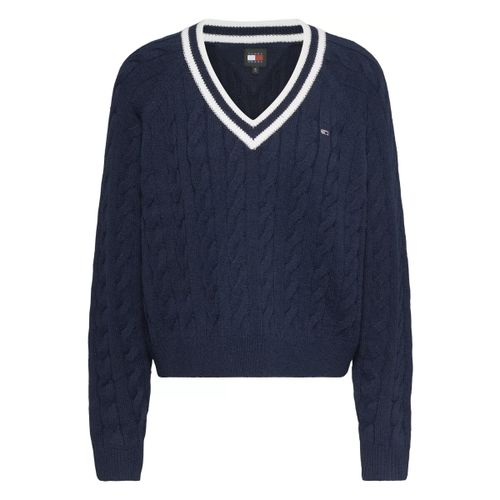 Sweat-shirt Pull Ref 62083 C1G Bleu marine - Tommy Jeans - Modalova