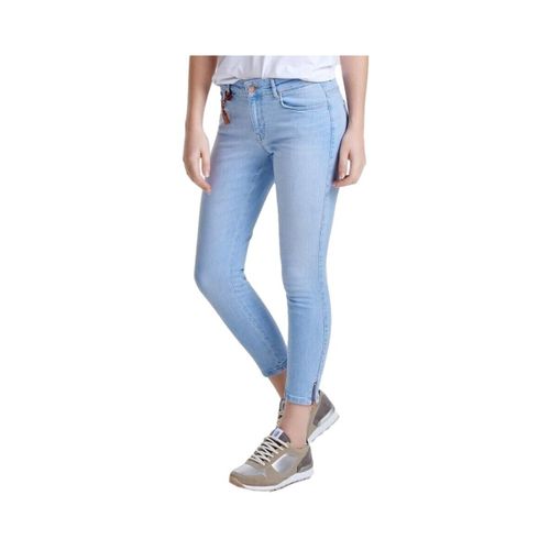 Pantalon Carmen Zip Regular Jeans - Blue Denim - Only - Modalova
