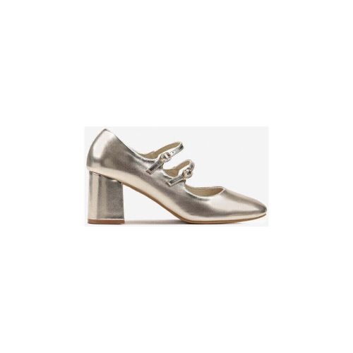 Chaussures escarpins Escarpin avec double brides, Doré clair - Vera Collection - Modalova