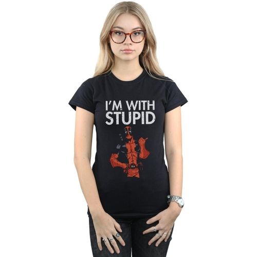 T-shirt Marvel I'm With Stupid - Marvel - Modalova