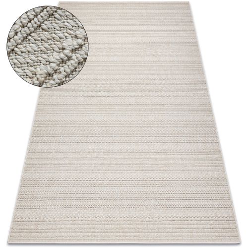 Tapis Tapis JERSEY 19233 crème - Lignes, structurelles, 240x330 cm - Rugsx - Modalova