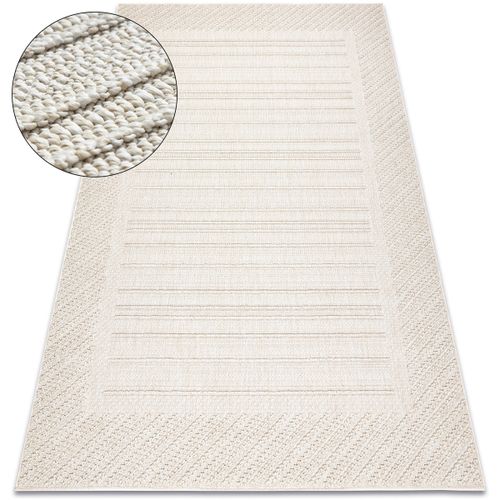 Tapis Tapis JERSEY 19261 crème - Cadre, structurelles, 240x330 cm - Rugsx - Modalova