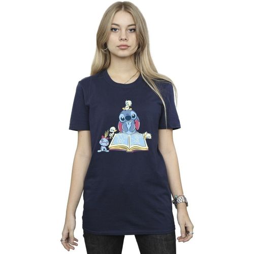 T-shirt Reading Reading A Book - Disney - Modalova