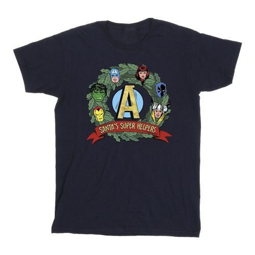 T-shirt Santa's Super Helpers - Marvel - Modalova