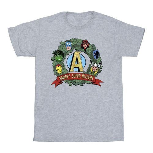 T-shirt Santa's Super Helpers - Marvel - Modalova
