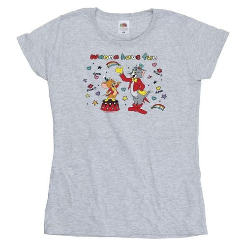 T-shirt Wanna Have Fun - Dessins Animés - Modalova