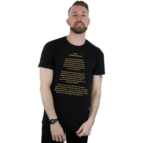 T-shirt The Empire Strikes Back Opening Crawl - Disney - Modalova