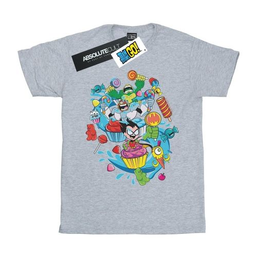T-shirt Teen Titans Go Candy Mania - Dc Comics - Modalova