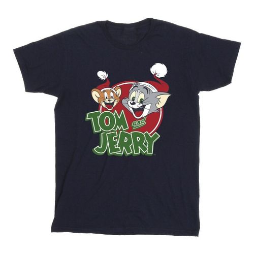 T-shirt Christmas Hat Logo - Dessins Animés - Modalova