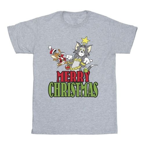 T-shirt Merry Christmas Baubles - Dessins Animés - Modalova