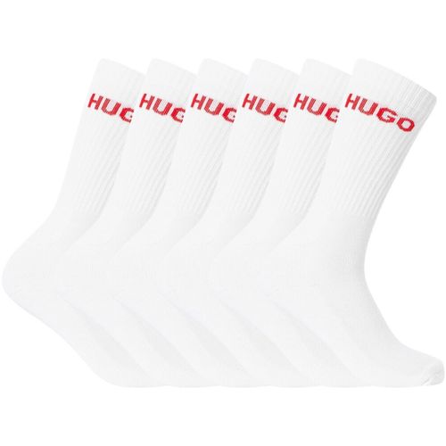 Socquettes Lot de 6 chaussettes en coton - HUGO - Modalova