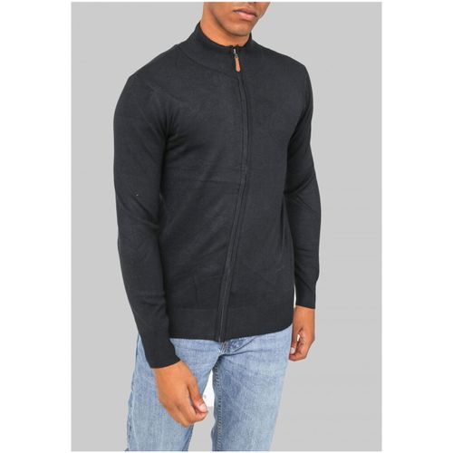 Pull Pull cardigan zip H, Noir - Kebello - Modalova