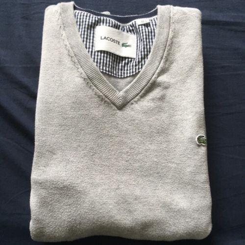 Pull Lacoste Pull en v - Lacoste - Modalova