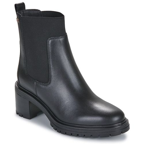 Boots FLAG MID HEEL LEATHER CHELSEA - Tommy Hilfiger - Modalova