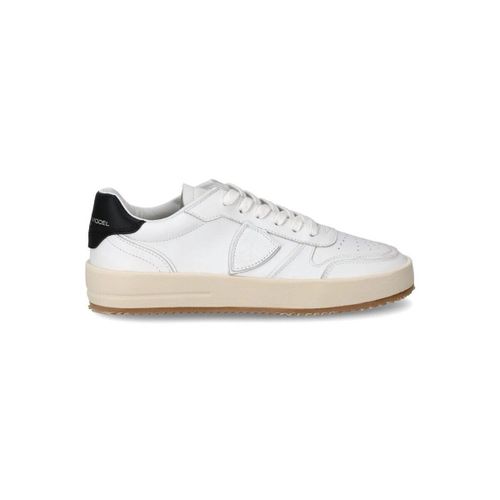 Baskets VNLD V002 - NICE LOW-VEAU BLANC - NOIR - Philippe Model - Modalova