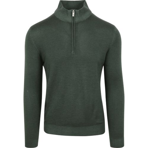 Sweatshirts R2 Half Zip Pull Laine Merino Vert Foncé - R2 Amsterdam - Modalova