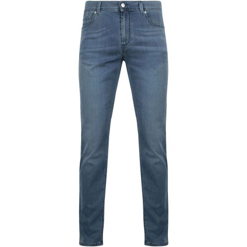 Pantalon Alberto Pipe Jean Bleu - Alberto - Modalova