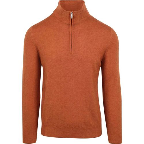 Sweatshirts R2 Half Zip Pull Laine Merino Brique - R2 Amsterdam - Modalova