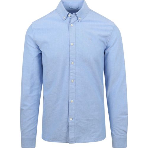 Chemise ConnaissancesCotton Apparel Shirt Melange Light Blue - Knowledge Cotton Apparel - Modalova