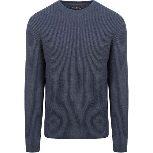 Sweatshirts Pull en Laine Mélangée Marine - Marc O'Polo - Modalova