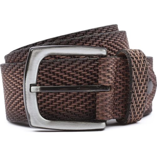 Ceinture Ceinture Structure En Cuir Marron - Suitable - Modalova