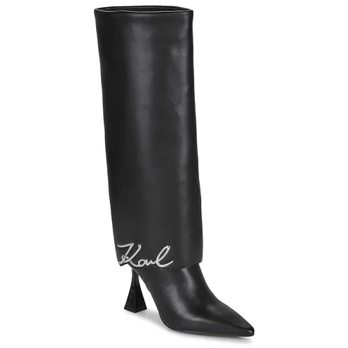 Bottes DEBUT II Fold Down Hi Leg Boot - Karl Lagerfeld - Modalova