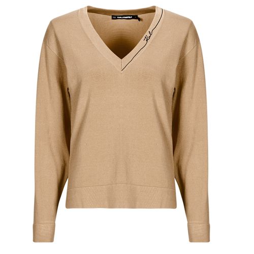 Pull LIGHT V-NECK KNIT SWEATER - Karl Lagerfeld - Modalova