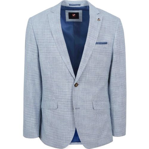 Veste Colbert Grou Impression Bleu Clair - Suitable - Modalova
