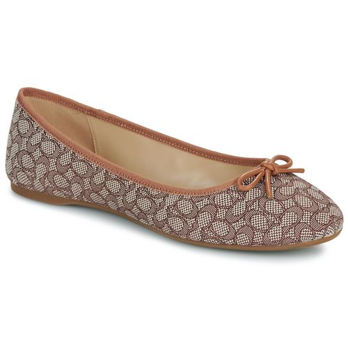 Ballerines ABIGAIL MINI SIGNATURE JACQUARD BALLET FLAT - Coach - Modalova