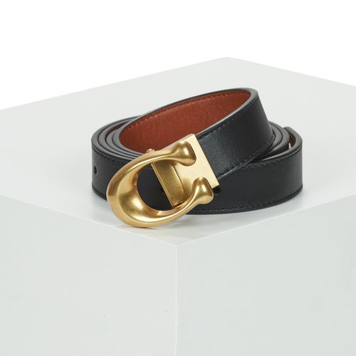 Ceinture SCULPTED C REVERSIBLE BELT - Coach - Modalova