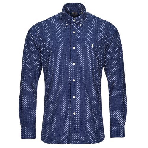 Chemise CHEMISE AJUSTEE EN POPLINE DE COTON COL BOUTONNE - Polo Ralph Lauren - Modalova