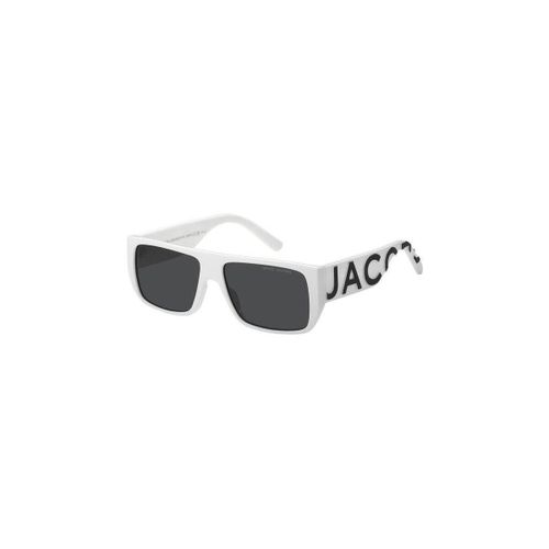 Lunettes de soleil MARC LOGO 096/S Lunettes de soleil, Blanc/Gris, 57 mm - Marc Jacobs - Modalova