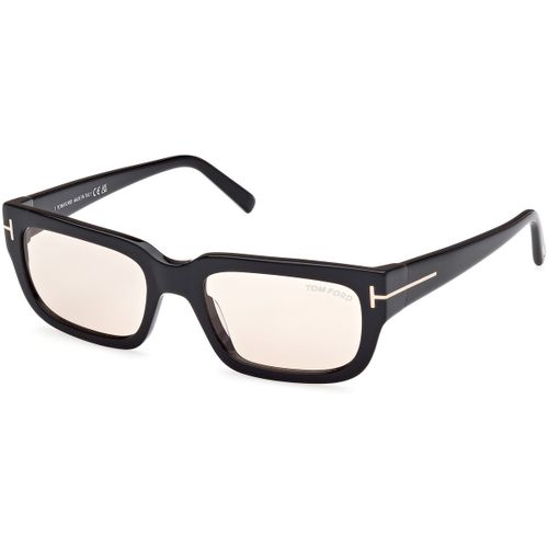 Lunettes de soleil FT1075 EZRA Lunettes de soleil, Noir/Marron, 54 mm - Tom Ford - Modalova