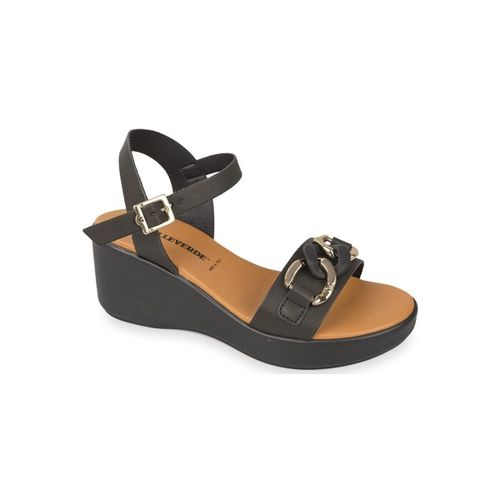 Sandales compensées 24431-Nero - Valleverde - Modalova