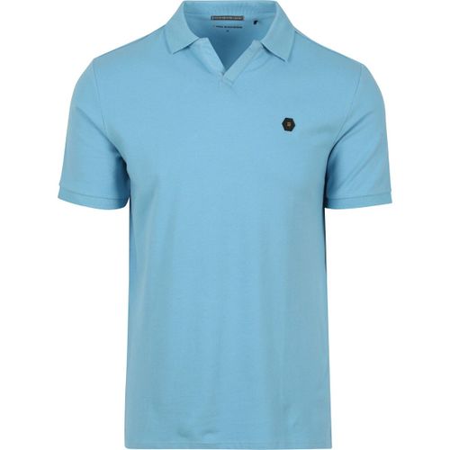 T-shirt Poloshirt Riva Solid Bleu - No Excess - Modalova