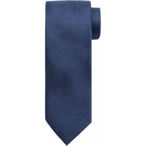 Cravates et accessoires Cravate en lin et soie bleu marine - Suitable - Modalova