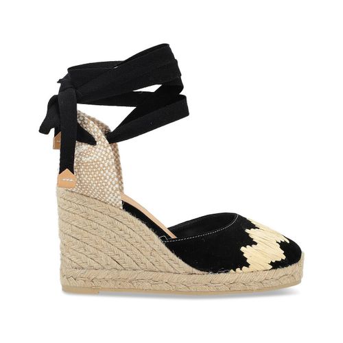Mocassins Castañer Espadrilles Cande en daim et raphia - Castaner - Modalova