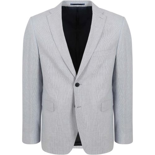 Veste Veste de Costume Lin Rayée Bleu Clair - Suitable - Modalova
