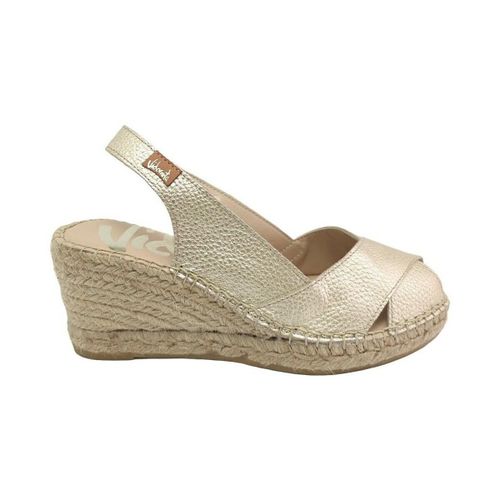 Sandales compensées SANDALE CLAVEL 10900 CUIR OR - Vidorreta - Modalova