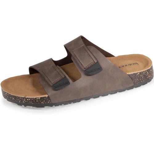 Sandales Mules sandales double bride scratch Marron - Isotoner - Modalova