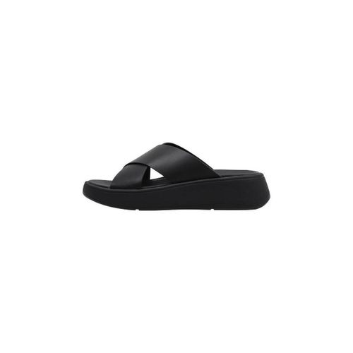 Sandales compensées F-MODE LEATHER FLATFORM CROSS SLIDES - FitFlop - Modalova