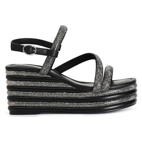Sandales compensées C1HB9029 - Café Noir - Modalova
