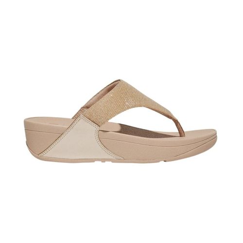 Tongs PANTOUFLE LULU SHIMMERLUX TOE-POST BEIGE - FitFlop - Modalova